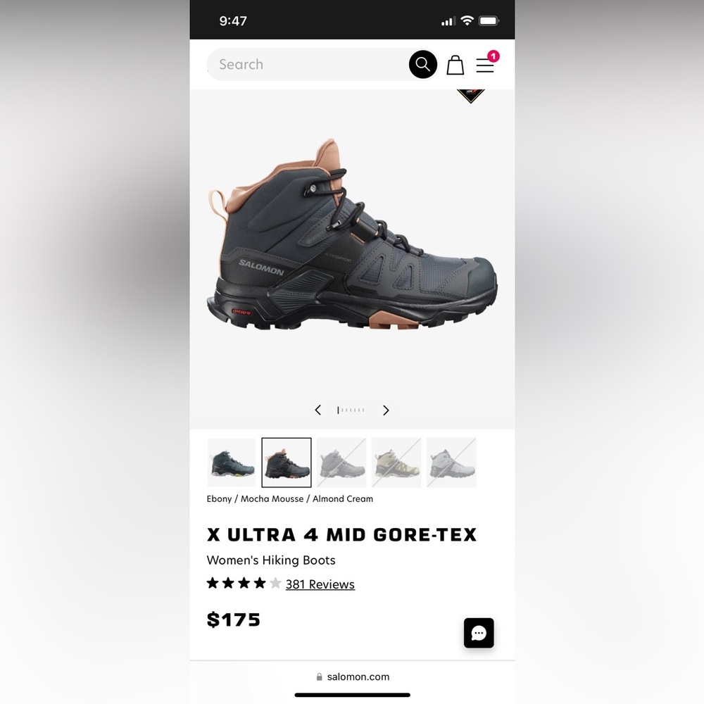 Salomon X Ultra 4 Mid Gore-Tex Hiking Boots
